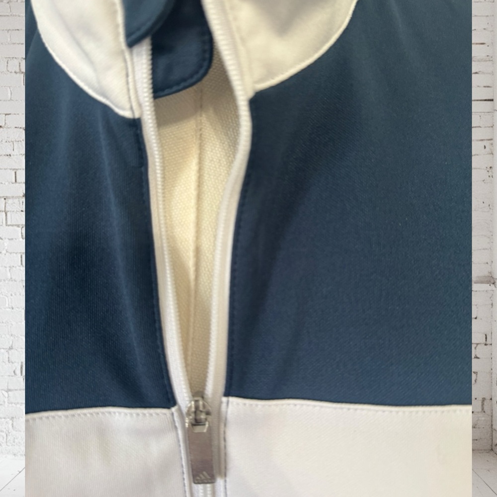 Adidas Zip-Front Jacket Youth 13–14Y NWT | Black + Everyday Athlete Vibe - Picture 3 of 5